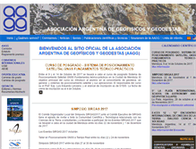 Tablet Screenshot of aagg.org.ar